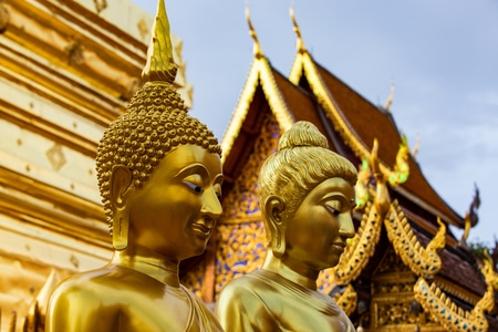 泰国-清迈-寺庙-建筑-旅行 图片素材