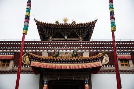 青海-西宁-塔尔寺-寺庙-藏传佛教 图片素材