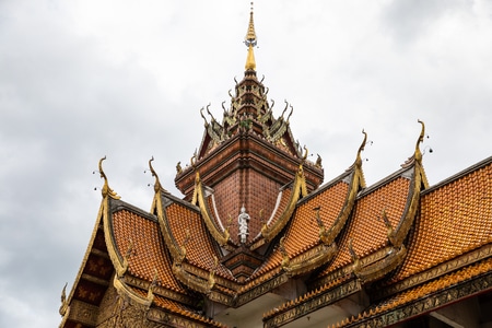 泰国-清迈-旅行-寺庙-建筑 图片素材