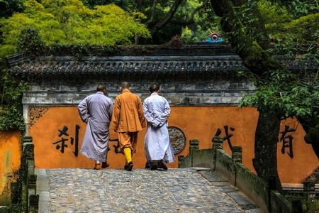 人间百味-浙江-天台县-国清寺-隋代古刹 图片素材