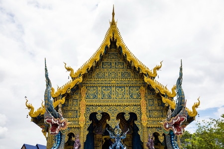 泰国清莱蓝庙-泰国-旅行-清莱-寺庙 图片素材