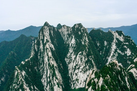 旅游-西安-华山-山岳-五岳 图片素材