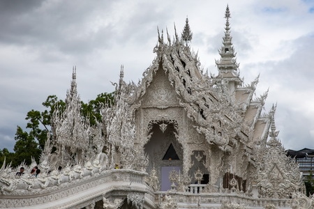 风光-旅行-泰国-清莱-白庙 图片素材