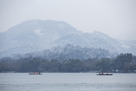 杭州-西湖-雪景-雪霁-雪韵 图片素材