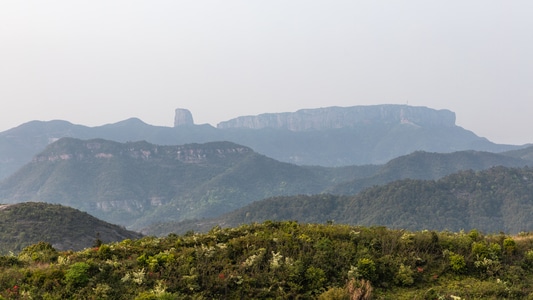 浙江-温岭市-上保山-方山-风光 图片素材