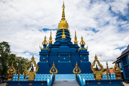 泰国清莱蓝庙-泰国-旅行-清莱-寺庙 图片素材