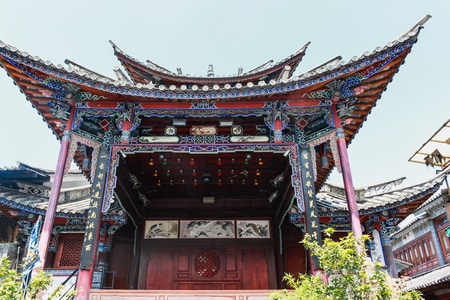云南-大理-旅游-戏台-建筑 图片素材