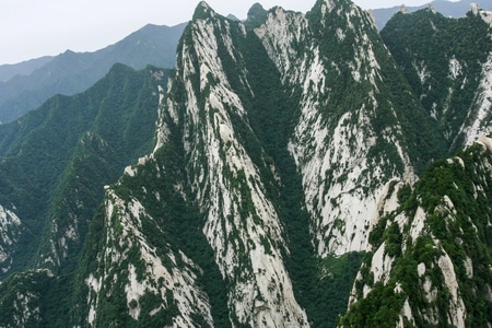 旅游-西安-华山-山岳-五岳 图片素材