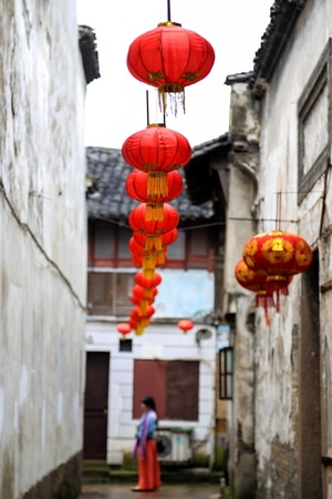 风光-旅行-湖州-德清-新市 图片素材