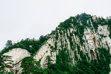 陕西-华山-华山-风景-山峰 图片素材