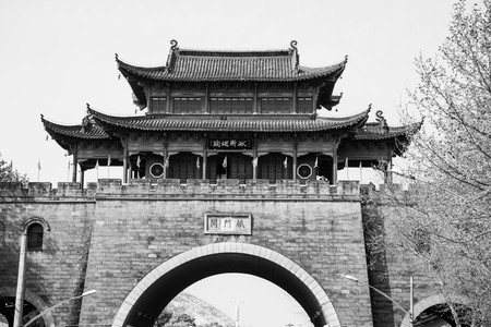 旅行-风光-武汉-汉阳-铁门关 图片素材