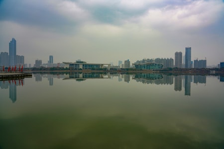 琴台-剧院-建筑-色彩-风景 图片素材