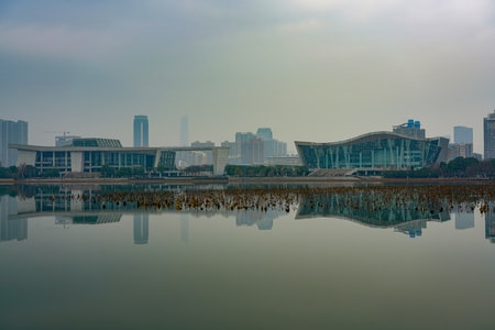 琴台-剧院-建筑-色彩-风景 图片素材