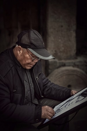 肖像-扫街-纪实-老人-男人 图片素材