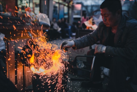 人文-路上-夜景-扫街-街头 图片素材