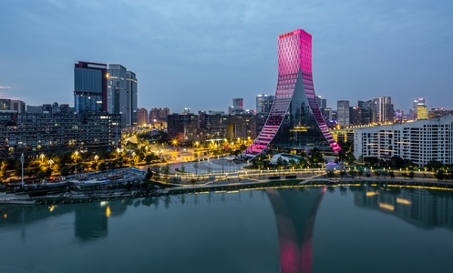 城市-旅游-成都旅游-佳能-灯光 图片素材