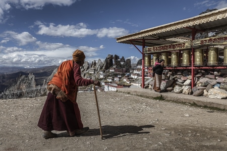 佛教-西藏-孜珠寺-转山-旅游 图片素材