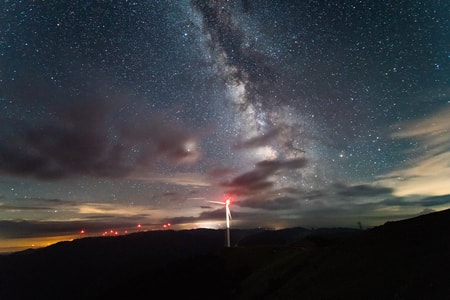 银河-星空-天文-户外-山河 图片素材