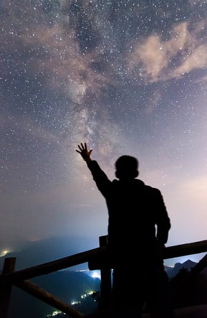 星空-色彩-长安-尼康-旅游 图片素材