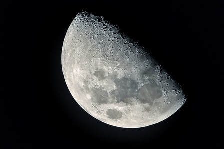 月亮-夜晚-月色-月光-深夜 图片素材