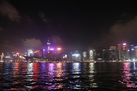 香港-维多利亚-维多利亚-海面-海港 图片素材