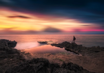 风光-旅行-广角-巴厘岛-日落 图片素材