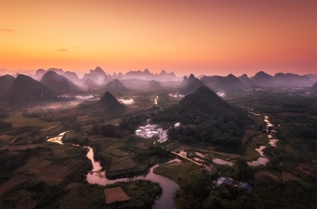 自然-风光-桂林-广角-旅行 图片素材