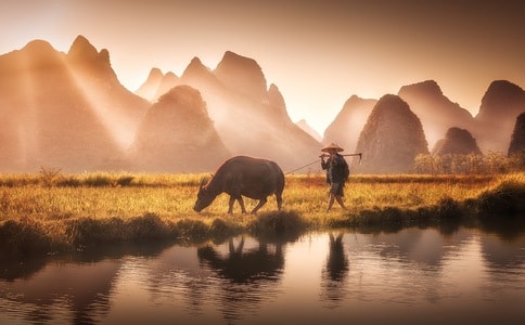 自然-风光-桂林-清晨-光影 图片素材