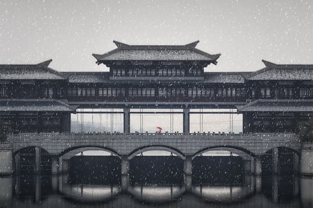 风光-建筑-古建筑-雪-徐州 图片素材