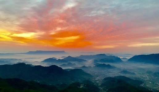 长宁-双河-笔架山-风光-风景 图片素材