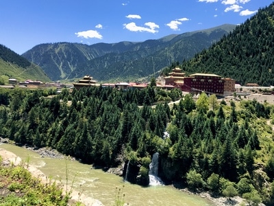 像素蜜峰首发-行摄-川西-风景-寺庙 图片素材