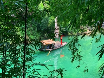 旅行-风景-绿水-船舶-风景 图片素材