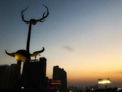 看你的城市-随州-鹿鹤-傍晚-天空 图片素材