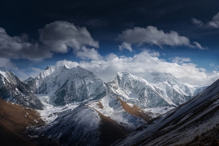 雪山-垭口-川西-贡嘎-自然 图片素材