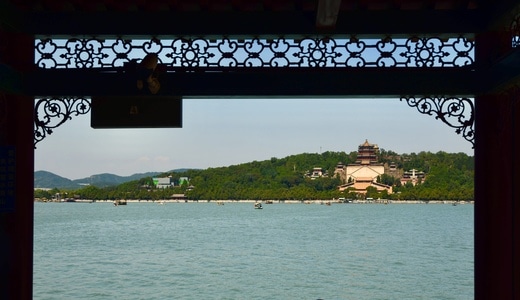 风光-纪实-颐和园-昆明湖-佛香阁 图片素材