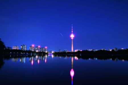城市-电视塔-城市-电视塔-建筑 图片素材
