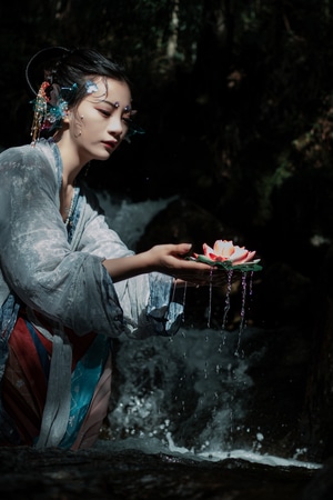 人像-汉服-人文-女人-女性 图片素材