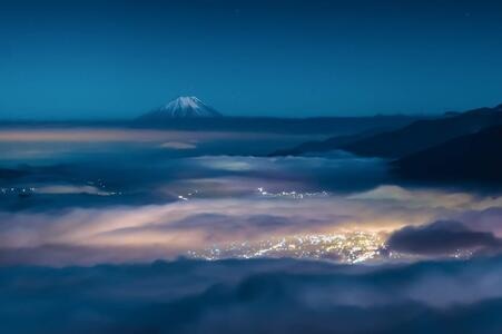 日本-旅行-风光-风景-富士山 图片素材