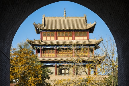 城楼-历史-嘉峪关-建筑-宫殿 图片素材