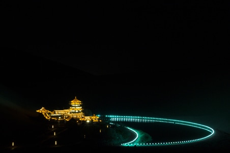 月牙泉-甘肃-著名景点-敦煌-地质 图片素材