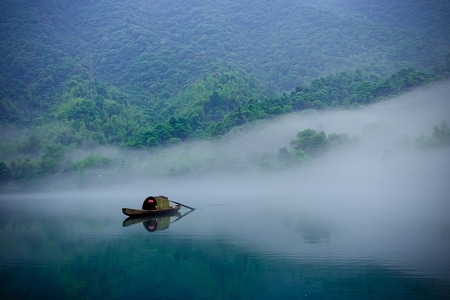 菜刀摄影-色彩-江水-河流-风光 图片素材