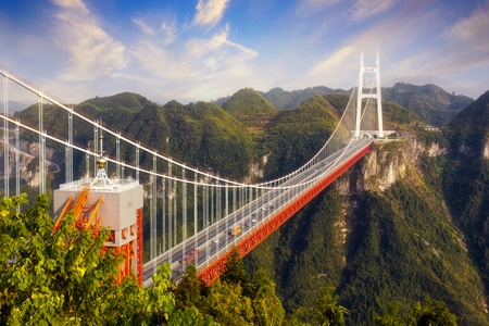 桥-菜刀摄影-天空-色彩-建筑 图片素材