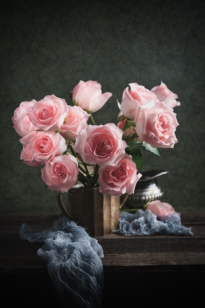 美好的家-玫瑰-复古-花-鲜花 图片素材