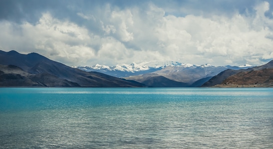原创-色彩-摄影-雪山-天空 图片素材