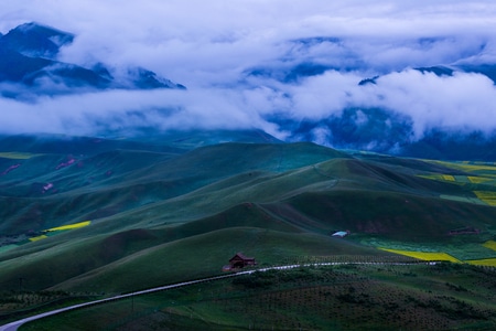 风光-风景-雪山-色彩-旅行 图片素材