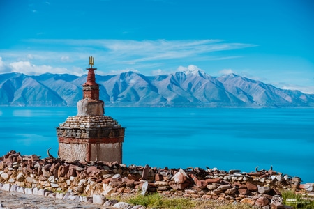 摄影-旅行-西藏-文布南村-当惹雍措 图片素材