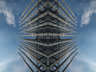 建筑-城市-色彩-云-空间 图片素材