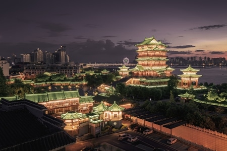风光-城市风光-城市-夜景-建筑 图片素材