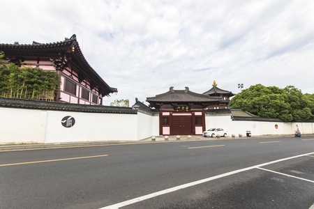 电脑传图-旅拍-苏州-寒山寺-寺庙 图片素材