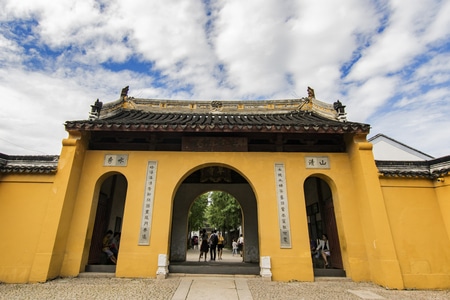 人文纪实-电脑传图-苏州-虎丘名胜-佛教文化 图片素材